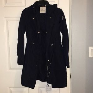 Moncler women's dark blue "Anthemis" (rain coat)